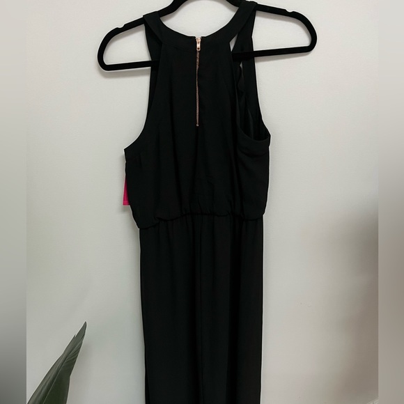 Black Maxi dress sheer from knee down - Picture 5 of 5